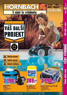 hornbach - Aktuální Hornbach - Bazénová chemie leták platný od středy 01.07.2026 do pátku 31.07.2026