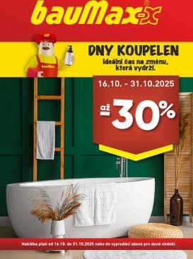 baumax - Aktuální leták Baumax - Dny koupelen od 16.10. do 31.10.