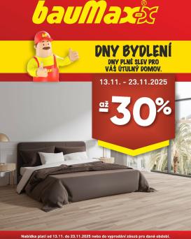 baumax - Aktuální leták Baumax - Dny bydlení od 13.11. do 23.11.