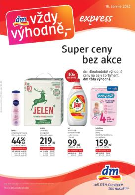 dm-drogerie - dm drogerie express leták na příští týden od soboty 18.07.2026 do středy 22.07.2026