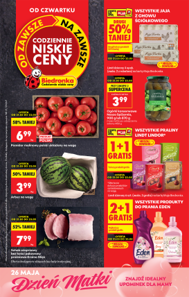 biedronka - Aktuální Biedronka leták platný od čtvrtka 21.05.2026 do středy 27.05.2026