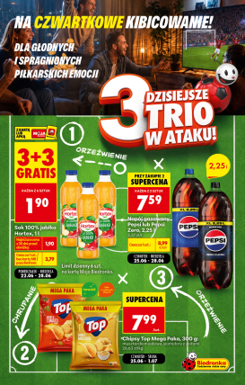 biedronka - Aktuální Biedronka - Football leták platný od čtvrtka 25.06.2026