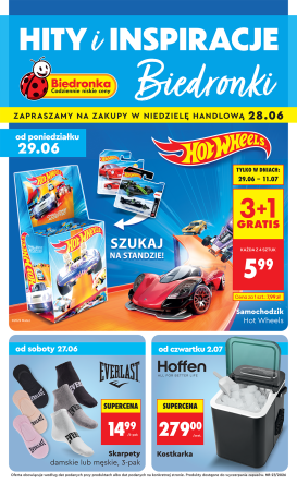 biedronka - Aktuální Biedronka - Hity i inspiracje leták platný od soboty 27.06.2026 do soboty 11.07.2026