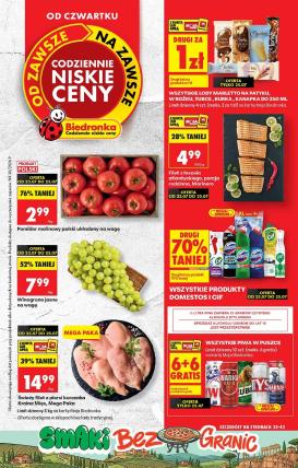 biedronka - Aktuální Biedronka leták platný od čtvrtka 23.07.2026 do středy 29.07.2026