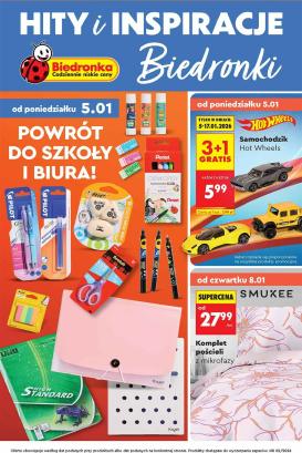 biedronka - Aktuální leták Biedronka - Hity i inspiracje od 05.01. do 21.01.