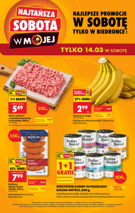 biedronka - Biedronka - Najtańsza sobota leták platný od soboty 14.03.2026