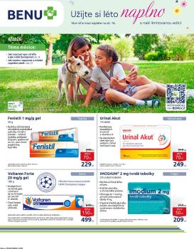 benu - Aktuální BENU Lékárna leták platný od pondělí 01.06.2026 do úterý 30.06.2026