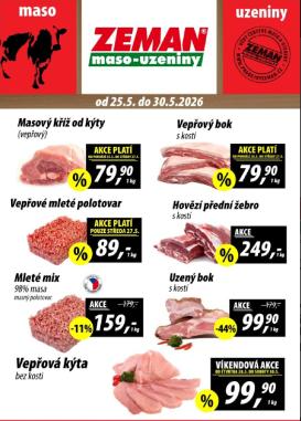 prodejny-zeman - Aktuální Prodejny Zeman leták platný od pondělí 25.05.2026 do soboty 30.05.2026