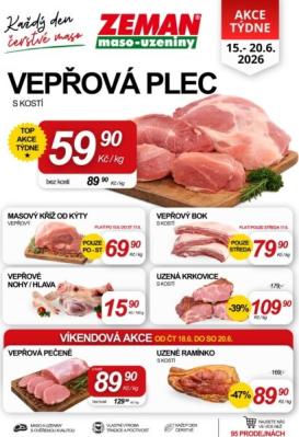 prodejny-zeman - Prodejny Zeman leták na příští týden od pondělí 15.06.2026 do soboty 20.06.2026