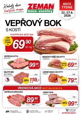 prodejny-zeman - Aktuální Prodejny Zeman leták platný od pondělí 22.06.2026 do soboty 27.06.2026