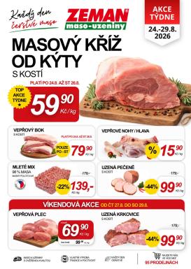 prodejny-zeman - Aktuální Prodejny Zeman leták platný od pondělí 24.08.2026 do soboty 29.08.2026