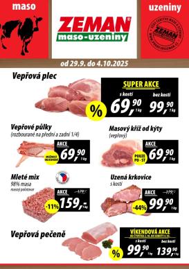 prodejny-zeman - Leták Prodejny Zeman od 29.09. do 04.10.