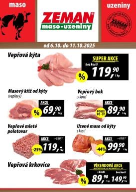 prodejny-zeman - Aktuální leták Prodejny Zeman od 06.10. do 11.10.