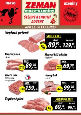 prodejny-zeman - Aktuální leták Prodejny Zeman od 08.12. do 13.12.