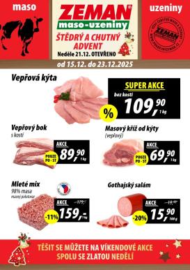 prodejny-zeman - Aktuální leták Prodejny Zeman od 15.12. do 23.12.