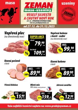 prodejny-zeman - Aktuální leták Prodejny Zeman od 27.12. do 31.12.