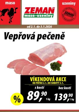 prodejny-zeman - Aktuální leták Prodejny Zeman od 02.01. do 03.01.