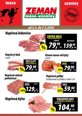 prodejny-zeman - Prodejny Zeman leták platný od pondělí 02.03.2026 do soboty 07.03.2026