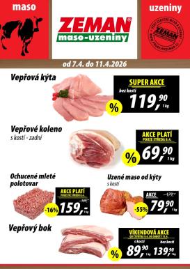 prodejny-zeman - Prodejny Zeman leták platný od úterý 07.04.2026 do soboty 11.04.2026