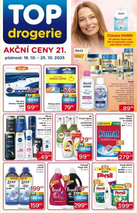 top-drogerie - Aktuální leták Top drogerie od 16.10. do 25.10.
