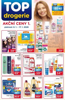 top-drogerie - Aktuální leták Top drogerie od 08.01. do 17.01.