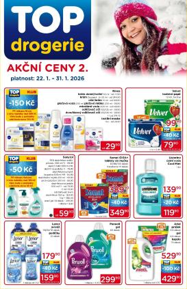 top-drogerie - Aktuální leták Top drogerie od 22.01. do 31.01.