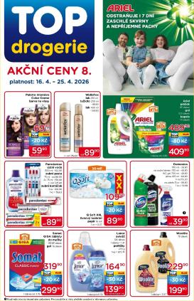 top-drogerie - Budoucí Top drogerie leták platný od čtvrtka 16.04.2026 do soboty 25.04.2026