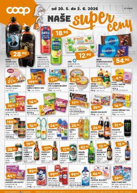 trefa - Budoucí Trefa - COOP naše super ceny leták platný od středy 20.05.2026 do úterý 02.06.2026