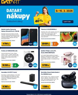 datart - Datart leták platný od pondělí 09.03.2026 do neděle 15.03.2026