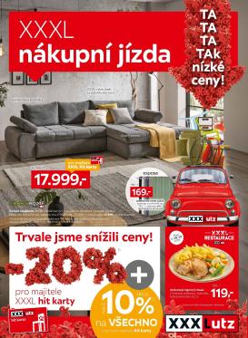 xxxlutz - Aktuální XXXLutz - XXXL nákupní jízda leták platný od pondělí 06.07.2026 do neděle 19.07.2026