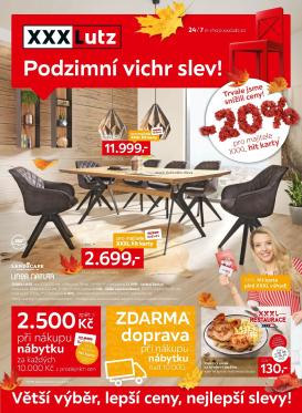 xxxlutz - Leták XXXLutz - Podzimní vychr slev od 22.09. do 05.10.
