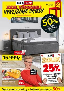 xxxlutz - Aktuální leták XXXLutz - Výprodej od 05.01. do 18.01.
