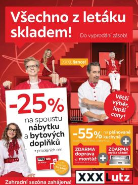 xxxlutz - XXXLutz leták platný od úterý 24.03.2026 do neděle 05.04.2026