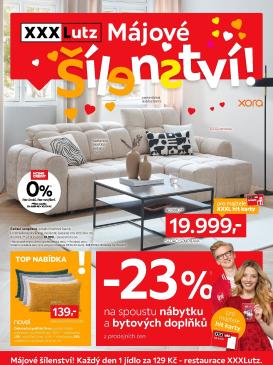 xxxlutz - Aktuální XXXLutz - Sleva 23 % na téměř vše leták platný od pondělí 04.05.2026 do neděle 17.05.2026
