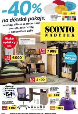 sconto-nabytek - Aktuální SCONTO Nábytek leták platný od středy 15.07.2026 do úterý 04.08.2026