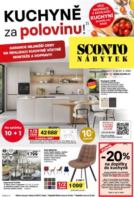 sconto-nabytek - SCONTO Nábytek leták platný od středy 04.03.2026 do úterý 24.03.2026