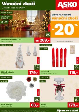 asko-nabytek - Aktuální leták ASKO NÁBYTEK - Vánoční leták od 30.10. do 19.11.