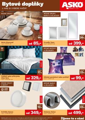 asko-nabytek - Aktuální leták ASKO NÁBYTEK - Bytové doplňky za skvělé ceny od 30.10. do 19.11.