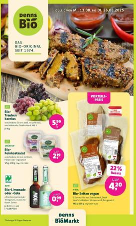 denn-s-biomarkt - Denn's Biomarkt-Prospekt gültig vom 13.08. bis 26.08.