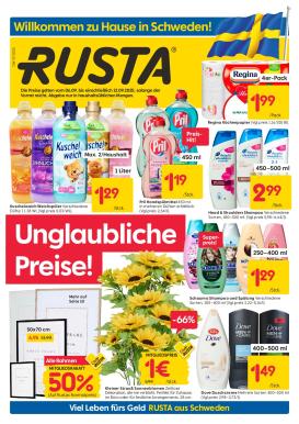 rusta - Rusta-Prospekt gültig vom 06.09. bis 12.09.