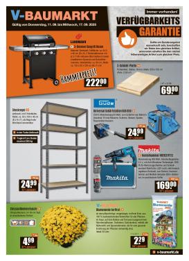 vmarkt - V-Baumarkt - Schwaben / Oberbayern-Prospekt gültig vom 11.09. bis 17.09.