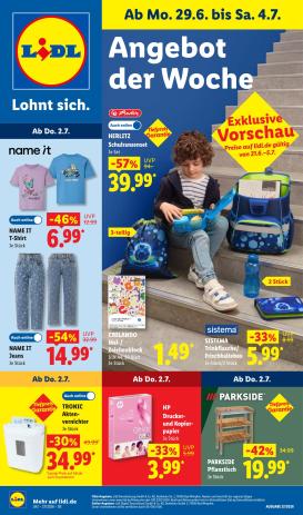 lidl - Lidl Prospekt nächste Woche – von Montag 29.06.2026 bis Samstag 04.07.2026
