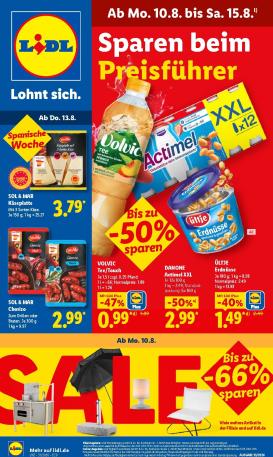 lidl - Lidl Prospekt nächste Woche – von Montag 10.08.2026 bis Samstag 15.08.2026