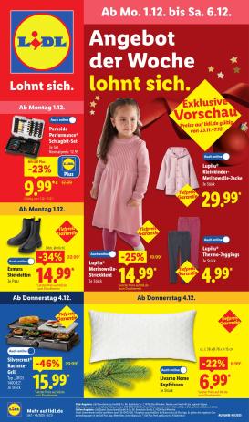lidl - Lidl - Angebot der Woche-Prospekt gültig vom 01.12. bis 06.12.