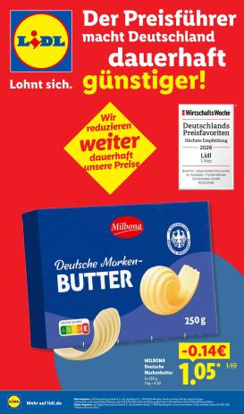 lidl - Lidl - Der Preisführer macht Deutschland Prospekt nächste Woche – von Freitag 01.05.2026 bis Sonntag 31.05.2026
