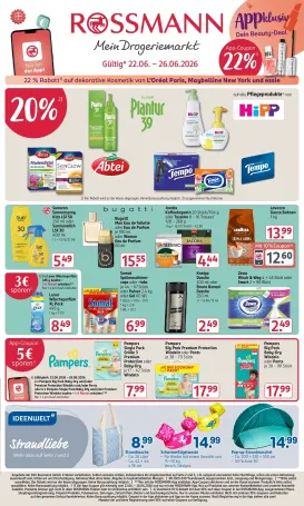 rossmann - ROSSMANN Prospekt – von Montag 22.06.2026 bis Freitag 26.06.2026