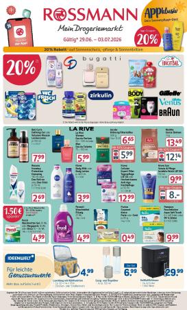 rossmann - ROSSMANN Prospekt nächste Woche – von Montag 29.06.2026 bis Freitag 03.07.2026