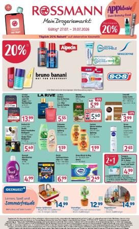 rossmann - ROSSMANN Prospekt nächste Woche – von Montag 27.07.2026 bis Freitag 31.07.2026