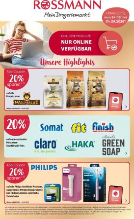 rossmann - ROSSMANN - Online Angebote Prospekt – von Montag 24.08.2026 bis Freitag 04.09.2026