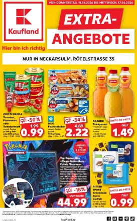 kaufland - Kaufland - Neckarsulm Prospekt nächste Woche – von Donnerstag 11.06.2026 bis Mittwoch 17.06.2026
